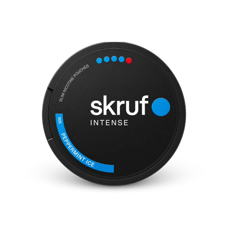 SKRUF Intense Peppermint Ice S4 – lattina di bustine di nicotina