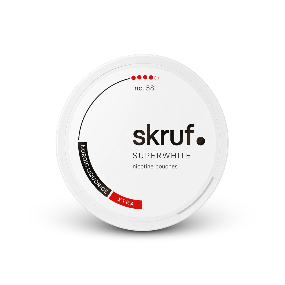 SKRUF Nordic Liqourice S4 – lattina di sacchetti di nicotina