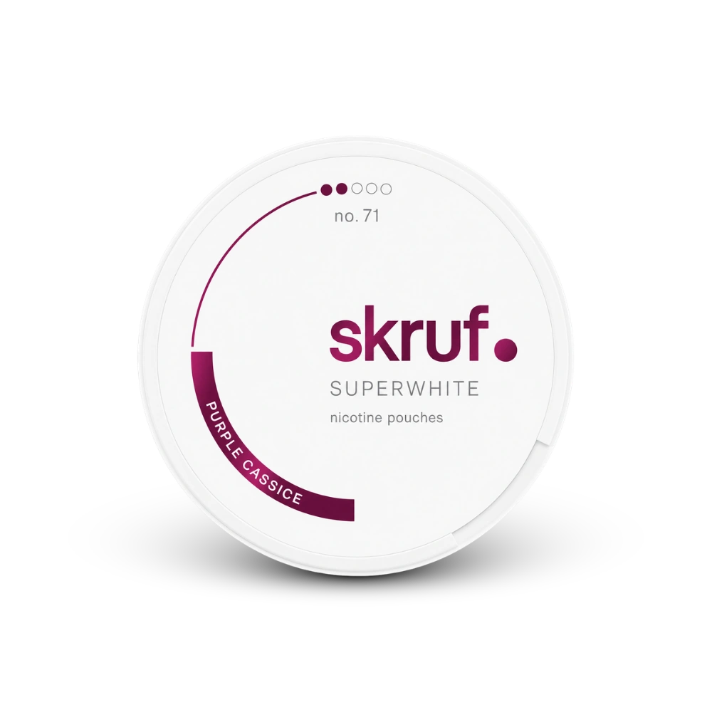 SKRUF Purple Cassice S2 – lattina di bustine di nicotina