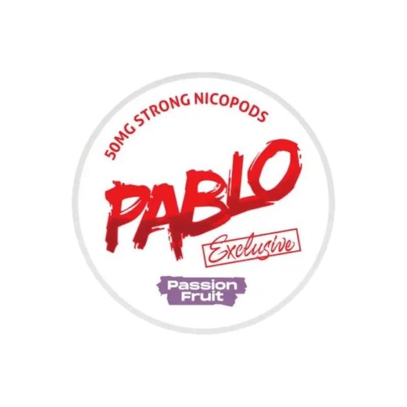 PABLO Exclusive Passion Fruit Strong – lattina di bustine di nicotina