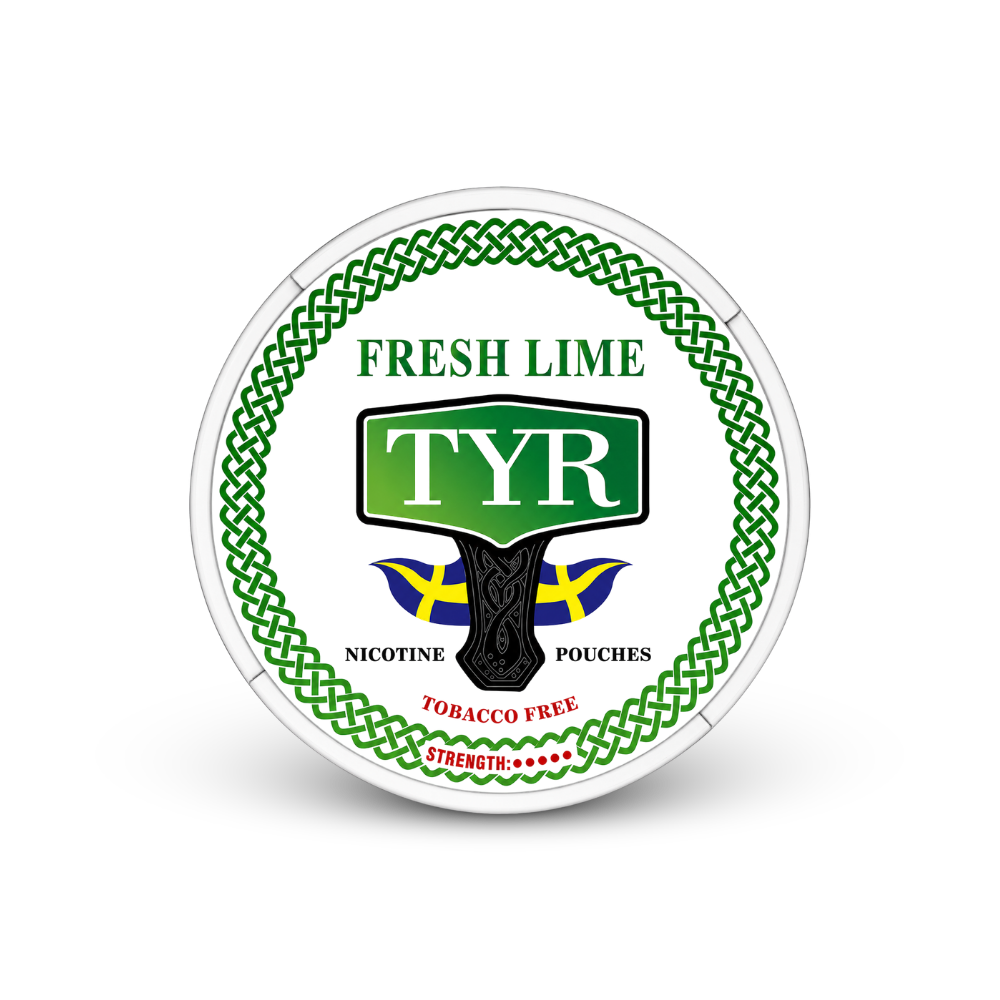 TYR Fresh Lime – lattina di bustine di nicotina