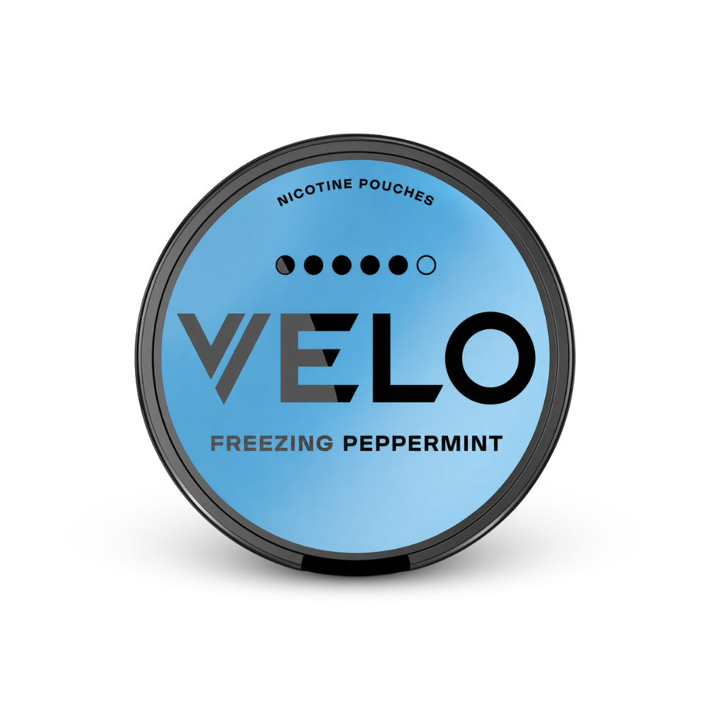 VELO Freezing Peppermint Ultra – lattina di sacchetti di nicotina