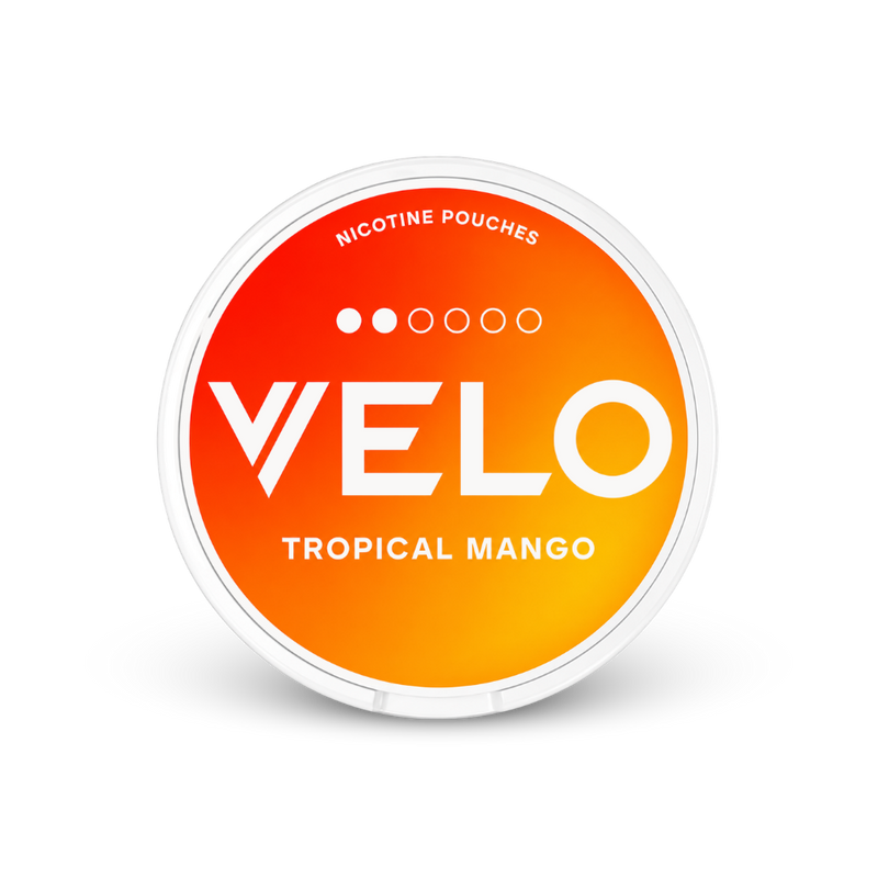 VELO Tropical Mango Slim – lattina di bustine di nicotina