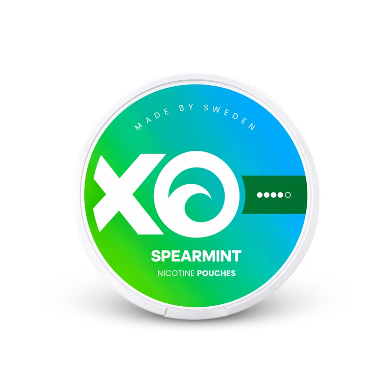 XO Spearmint – lattina di bustine di nicotina