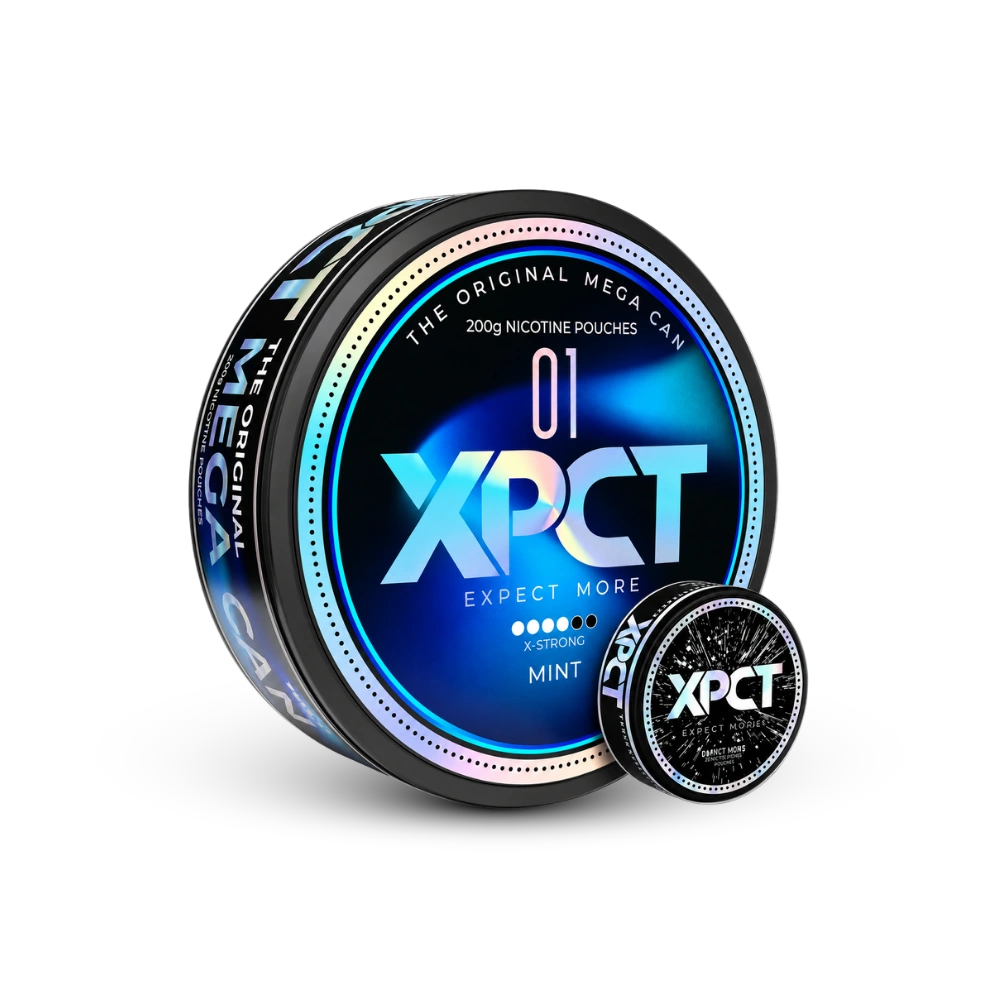 XPCT Black Mega Mint – nicotine pouches can