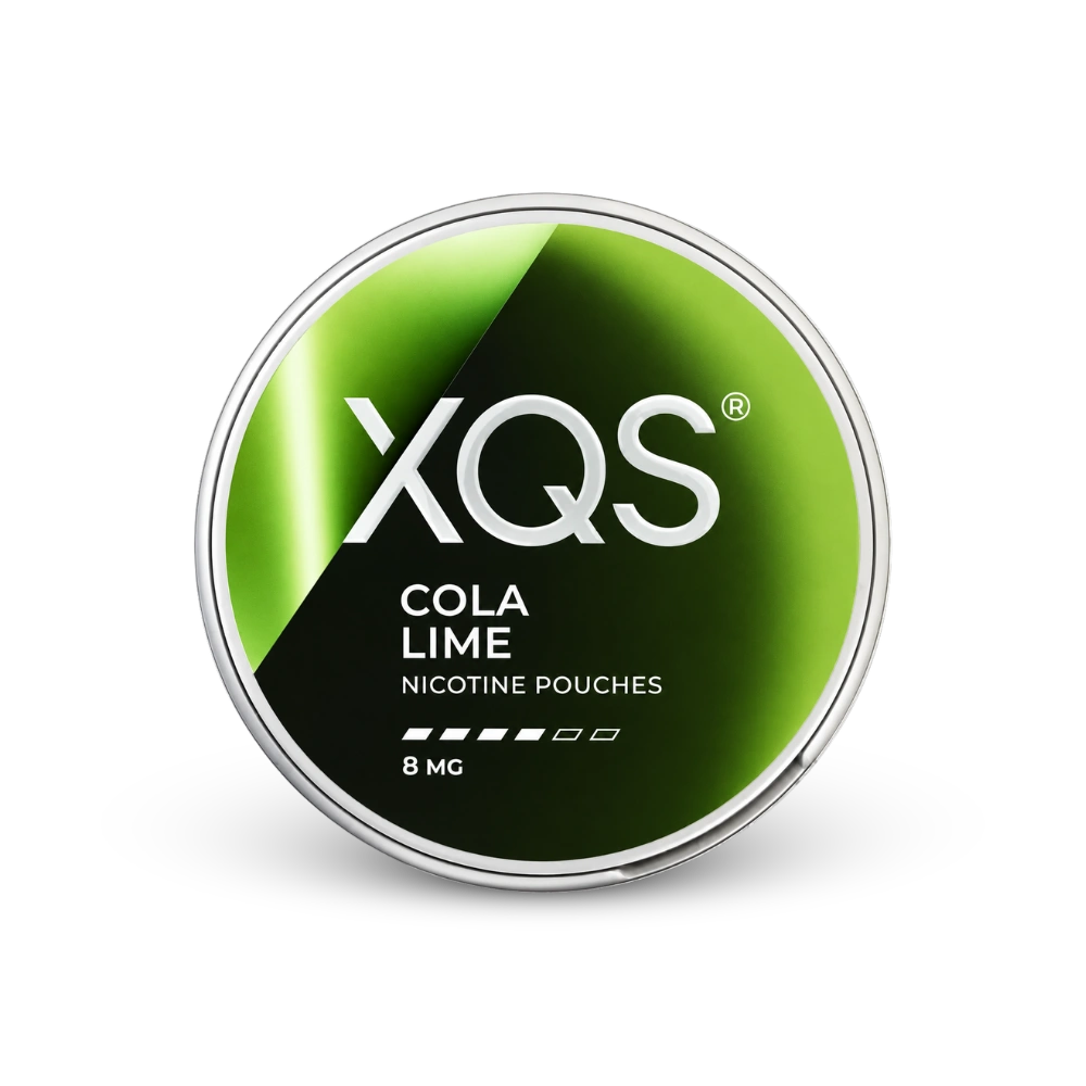 XQS Cola Lime 8mg – lattina di sacchetti di nicotina