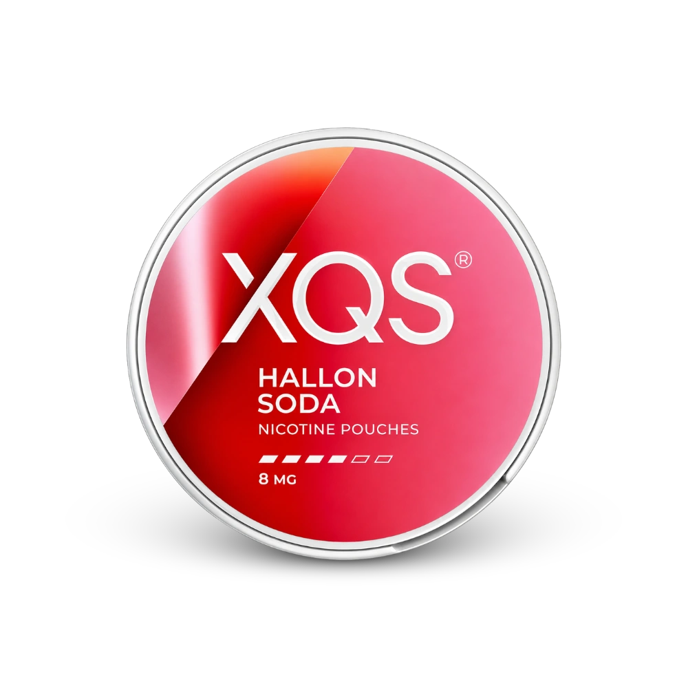 XQS Hallonsoda Strong – lattina di bustine di nicotina
