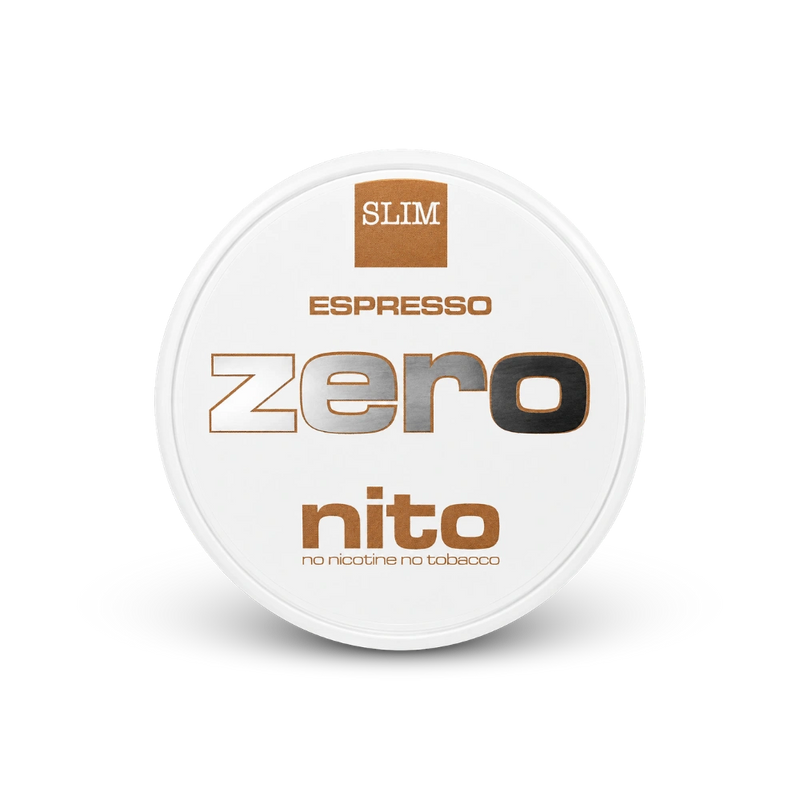 ZERONITO Espresso Slim – lattina di sacchetti di nicotina
