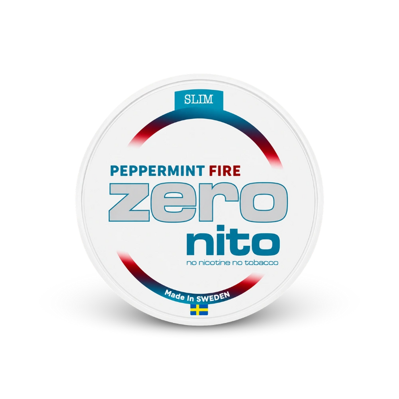 ZERONITO Peppermint Fire Slim – lattina di sacchetti di nicotina