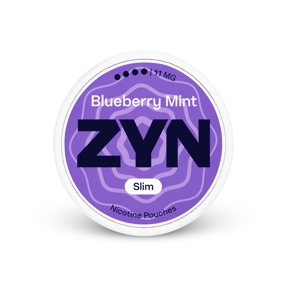 ZYN Blueberry Mint Slim S4 – lattina di sacchetti di nicotina