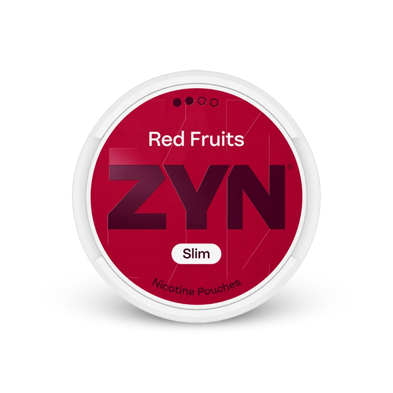 ZYN Red Fruits Slim S2 – lattina di sacchetti di nicotina