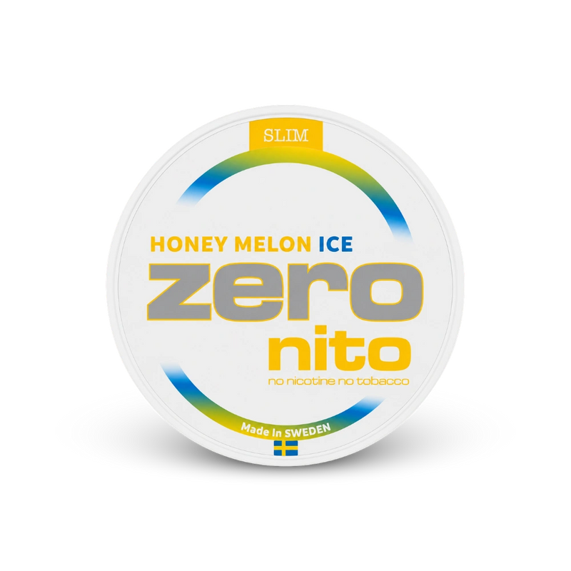 Zeronito Honey Melon Ice Slim – lattina di sacchetti di nicotina