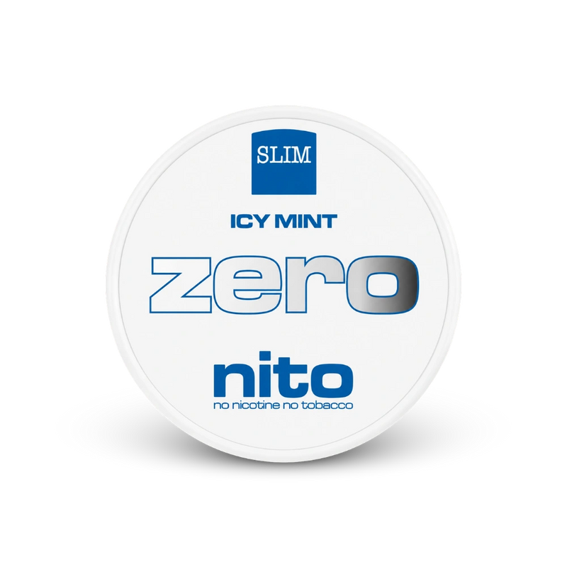 Zeronito Icy Mint Slim – lattina di bustine di nicotina