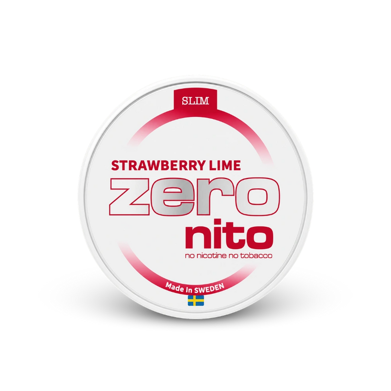 Zeronito Strawberry Lime Slim – lattina di bustine di nicotina