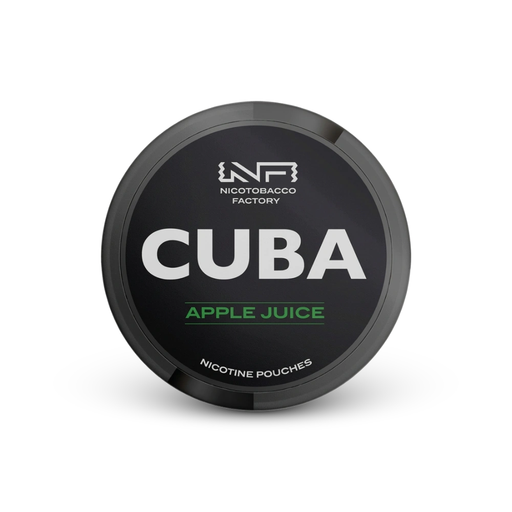 Cuba Black Apple Juice – lattina di bustine di nicotina