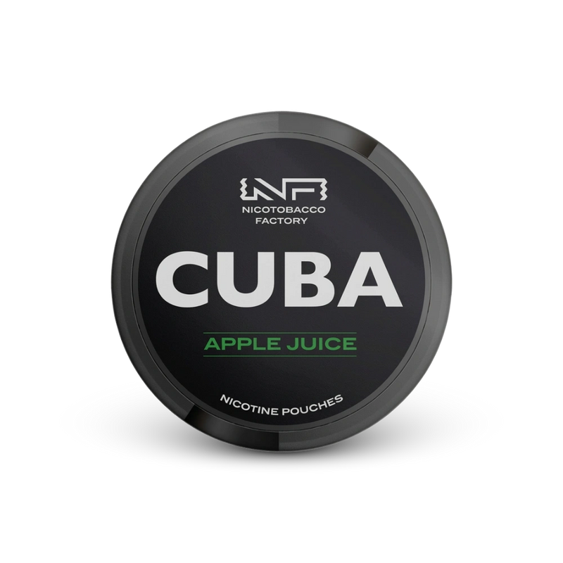 Cuba Black Apple Juice – lattina di bustine di nicotina