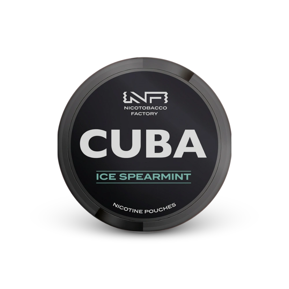 Cuba Black Ice Spearmint – lattina di bustine di nicotina