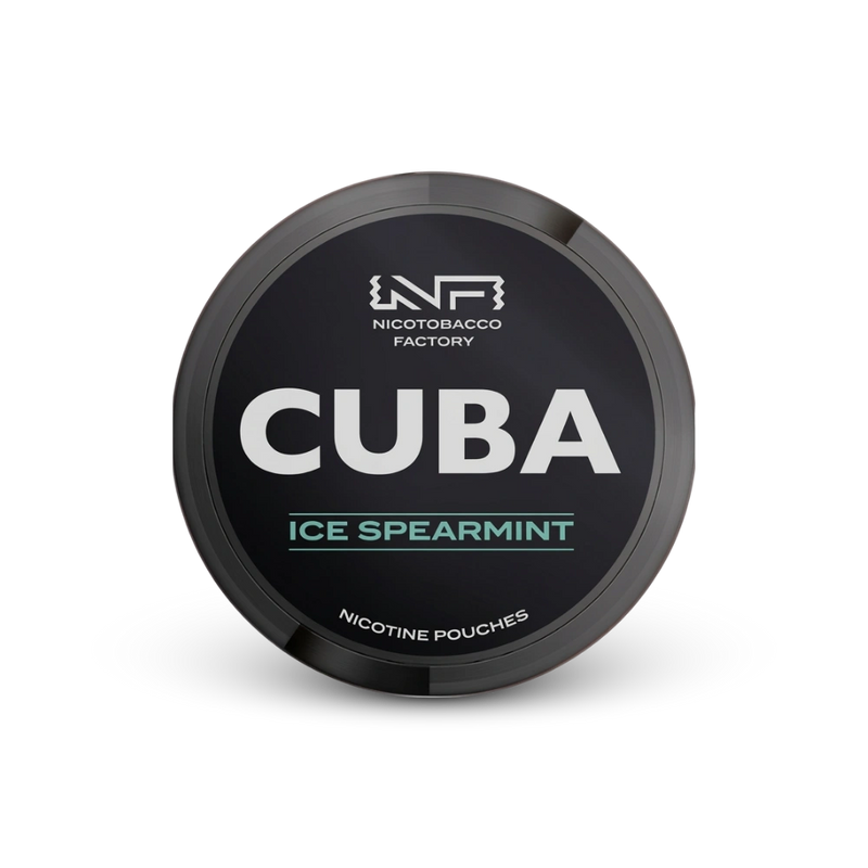 Cuba Black Ice Spearmint – lattina di bustine di nicotina