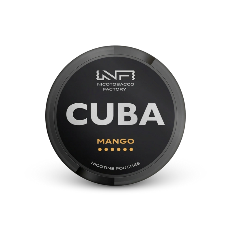 Cuba Black Mango – lattina di sacchetti di nicotina
