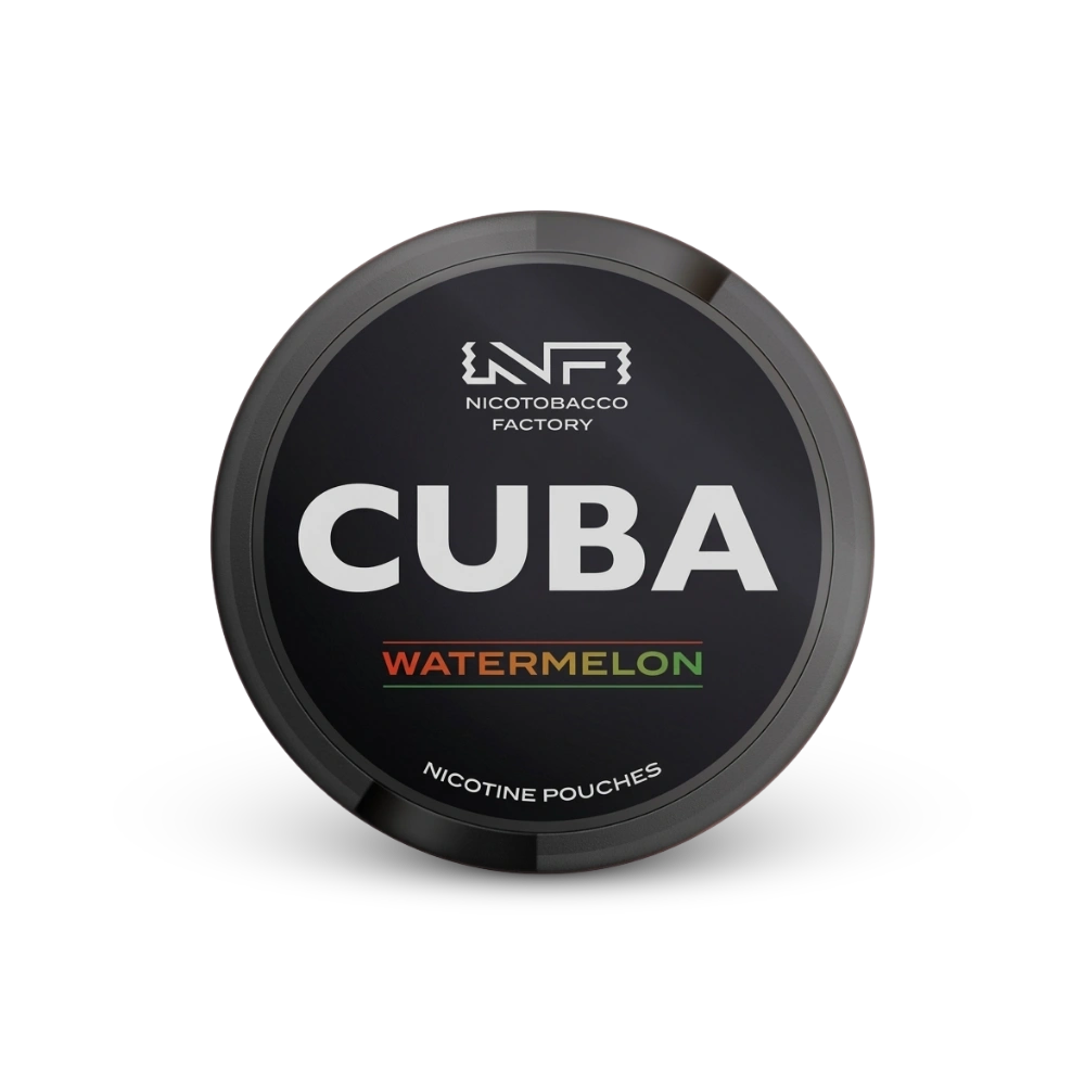 Cuba Black Watermelon – lattina di sacchetti di nicotina
