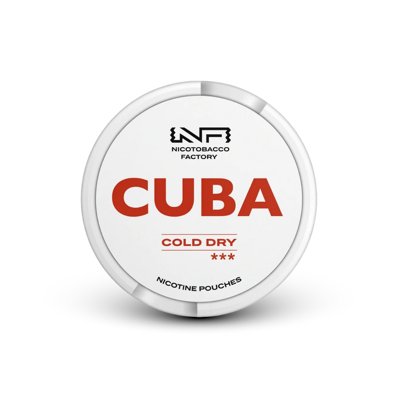 Cuba Cold Dry Medium – lattina di sacchetti di nicotina
