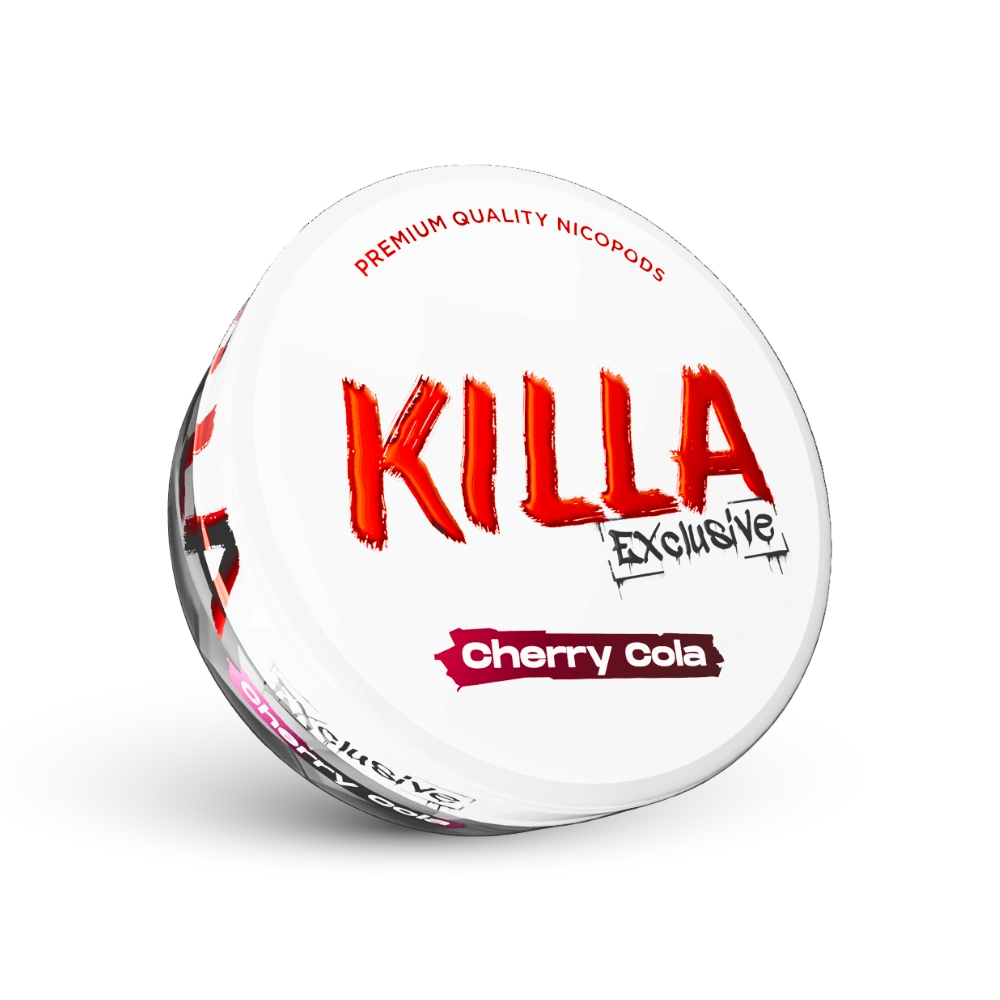 Killa Exclusive Cherry Cola Nicotine Pouches, aroma ciliegia-cola, qualità premium