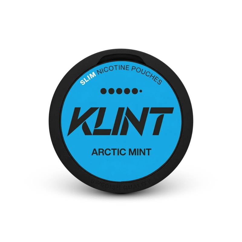 KLINT Artic Mint X-Strong – lattina di sacchetti di nicotina