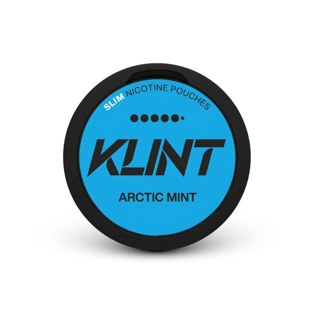 KLINT Artic Mint X-Strong – lattina di sacchetti di nicotina