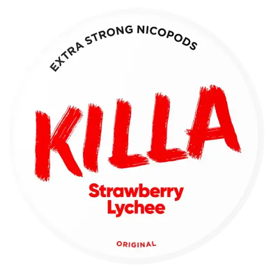 KILLA Fragola Litchi – lattina di sacchetti di nicotina
