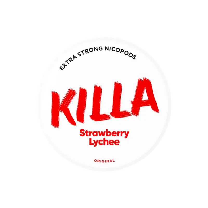 KILLA Fragola Litchi – lattina di sacchetti di nicotina