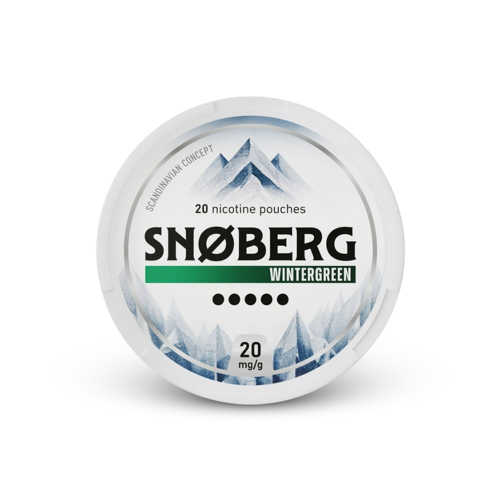 SNOBERG WinterGreen 13mg – lattina di buste di nicotina