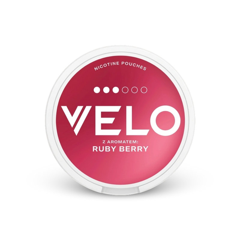 Velo Ruby Berry – lattina di sacchetti di nicotina