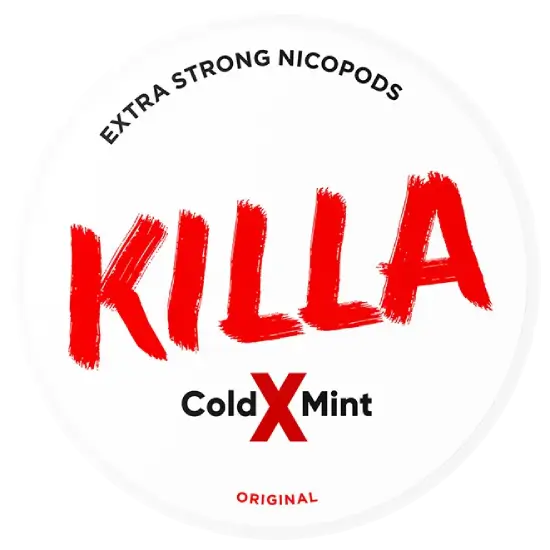 KILLA Cold X Mint – lattina di sacchetti di nicotina