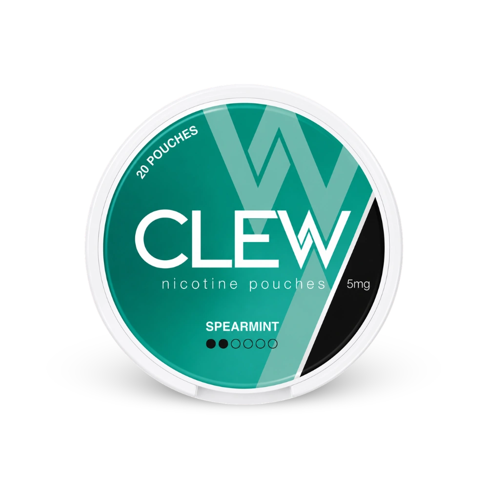 CLEW Spearmint 5mg – barattolo di buste di nicotina