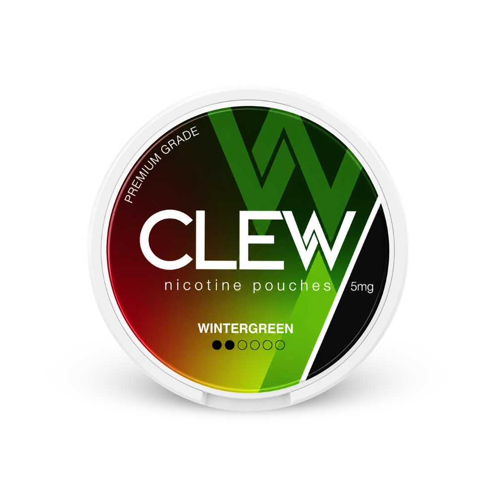 CLEW Wintergreen 5mg – lattina di sacchetti di nicotina