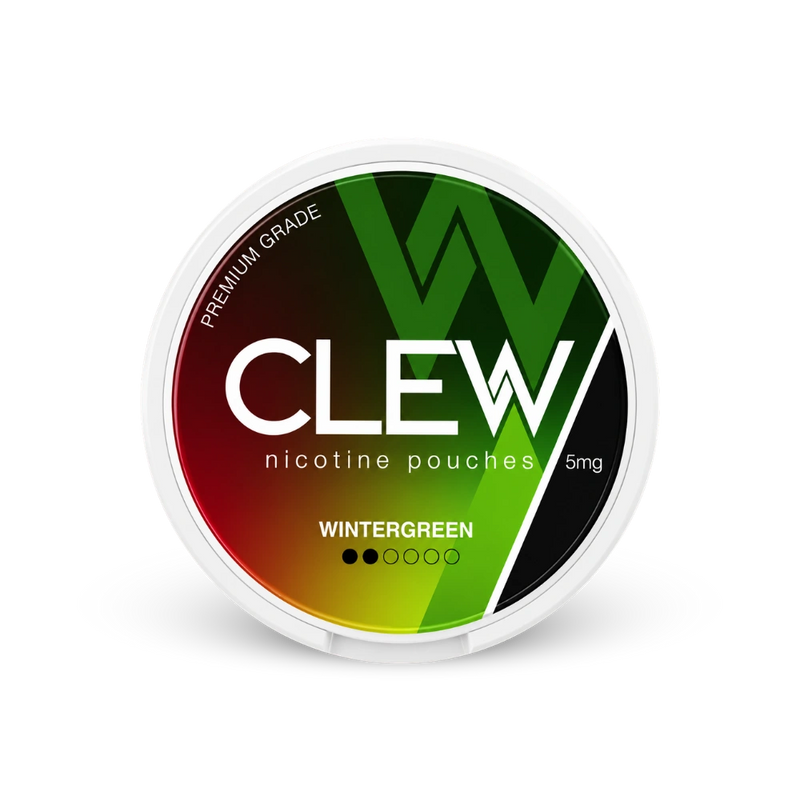 CLEW Wintergreen 5mg – lattina di sacchetti di nicotina