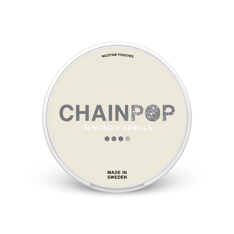 Chainpop Mandorla & Vaniglia – lattina di sacchetti di nicotina