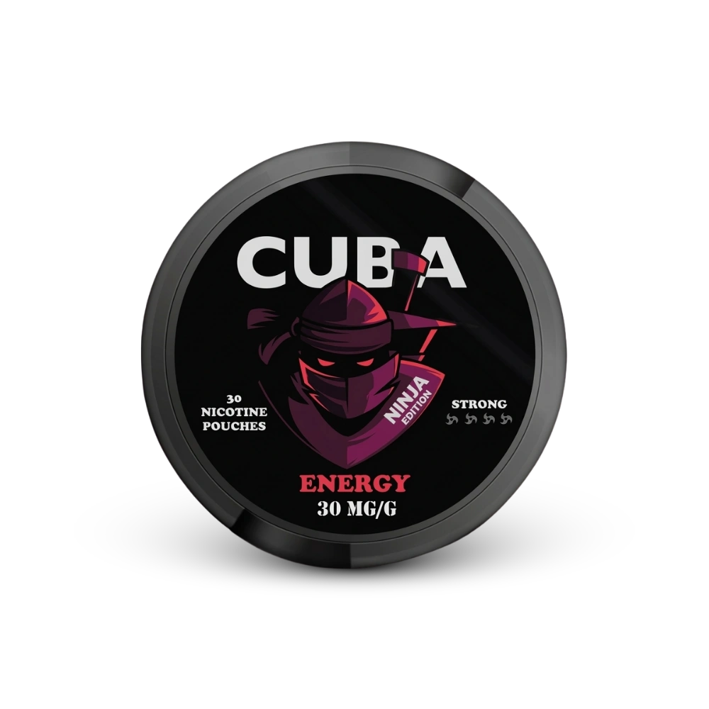 Cuba Ninja Energy – lattina di bustine di nicotina