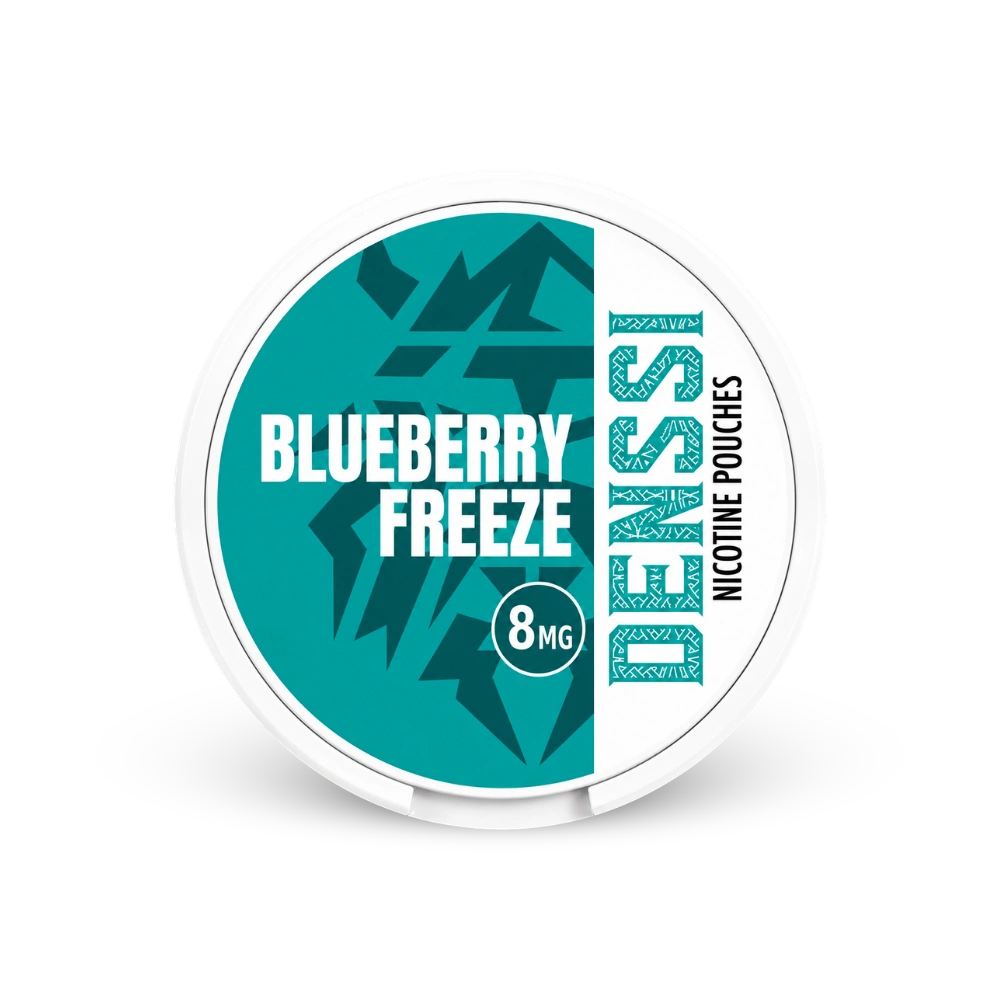 Denssi Blueberry Freeze 8mg – lattina di sacchetti di nicotina