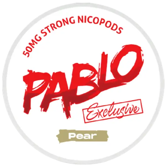 PABLO Exclusive Pear Strong – lattina di bustine di nicotina