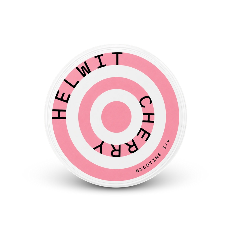 HELWIT Cherry Medium – lattina di nicotine pouches