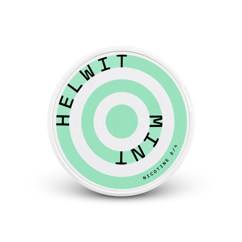 HELWIT Mint Slim – lattina di bustine di nicotina
