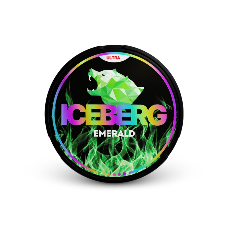 Iceberg Emerald – lattina di sacchetti di nicotina