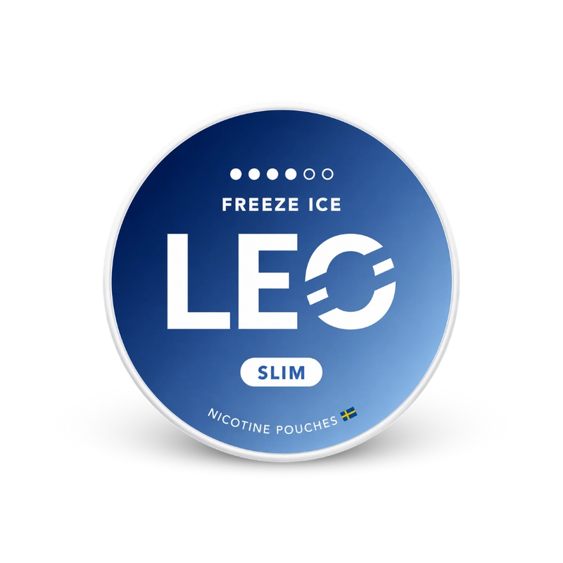 LEO Freeze Ice Strong – lattina di bustine di nicotina