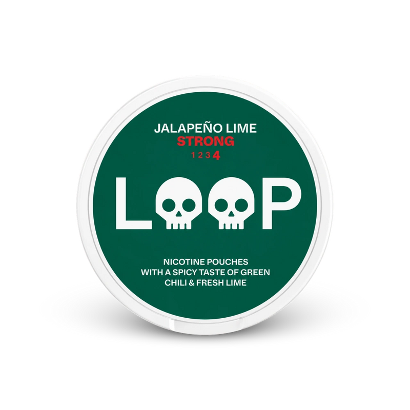 LOOP Jalapeno Lime Strong – lattina di bustine di nicotina