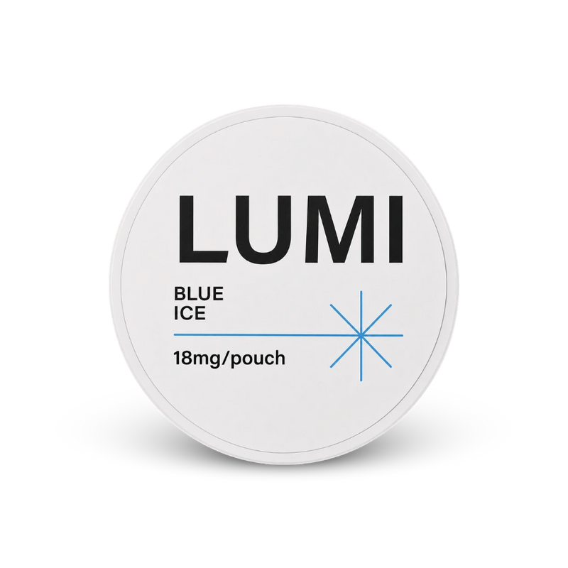 LUMI Blue Ice 18mg – lattina di sacchetti di nicotina
