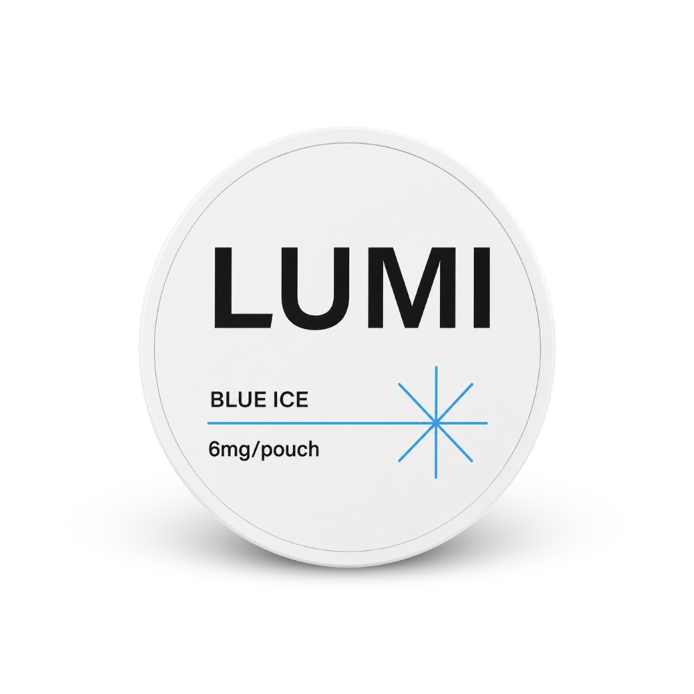 LUMI Blue Ice 6mg – lattina di sacchetti di nicotina