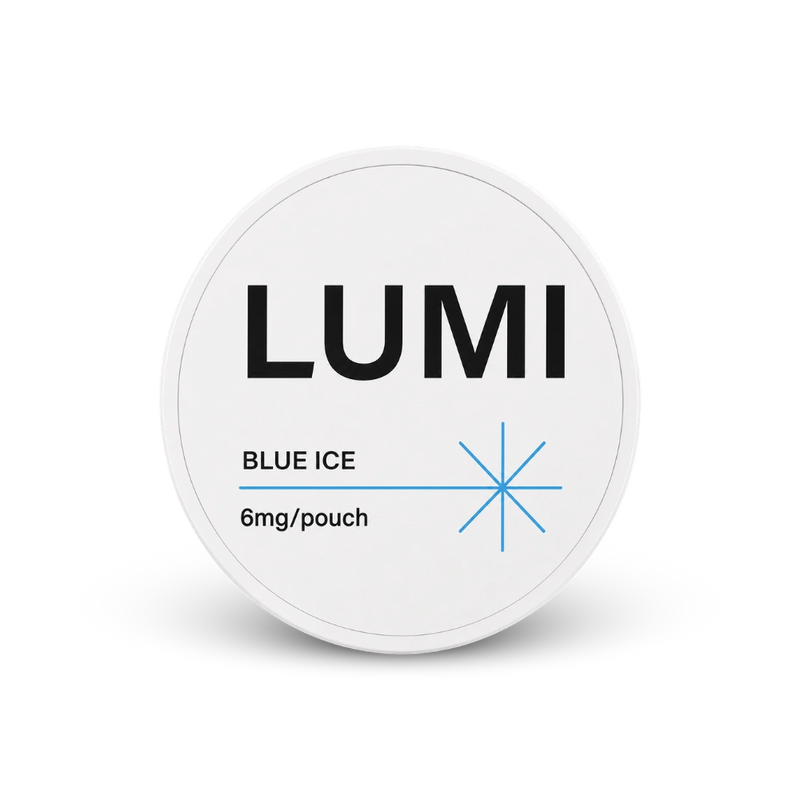LUMI Blue Ice 6mg – lattina di sacchetti di nicotina