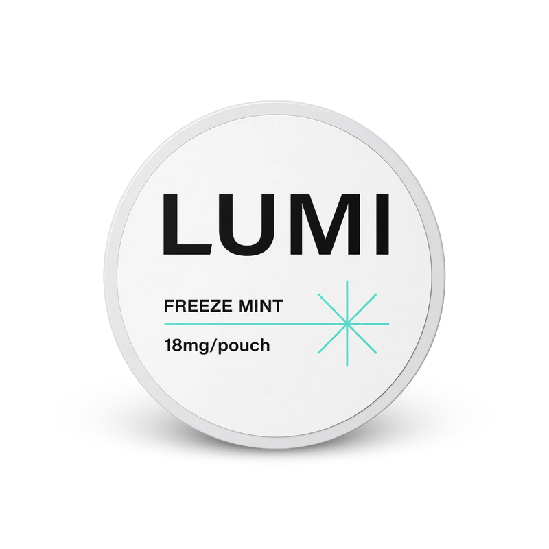 LUMI Freeze Mint 18mg – lattina di buste di nicotina