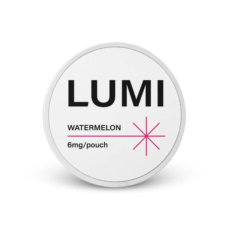 LUMI Anguria 6mg – lattina di bustine di nicotina